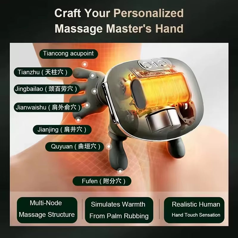 NEW N7 Master Hand Shoulder and Neck Massage Machine Cervical Spine Massager Trapezius Electric Cervical Neck Relax Massager